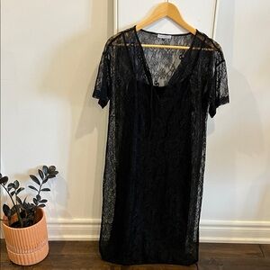 Saks Potts Black Lace Suzanne Dress